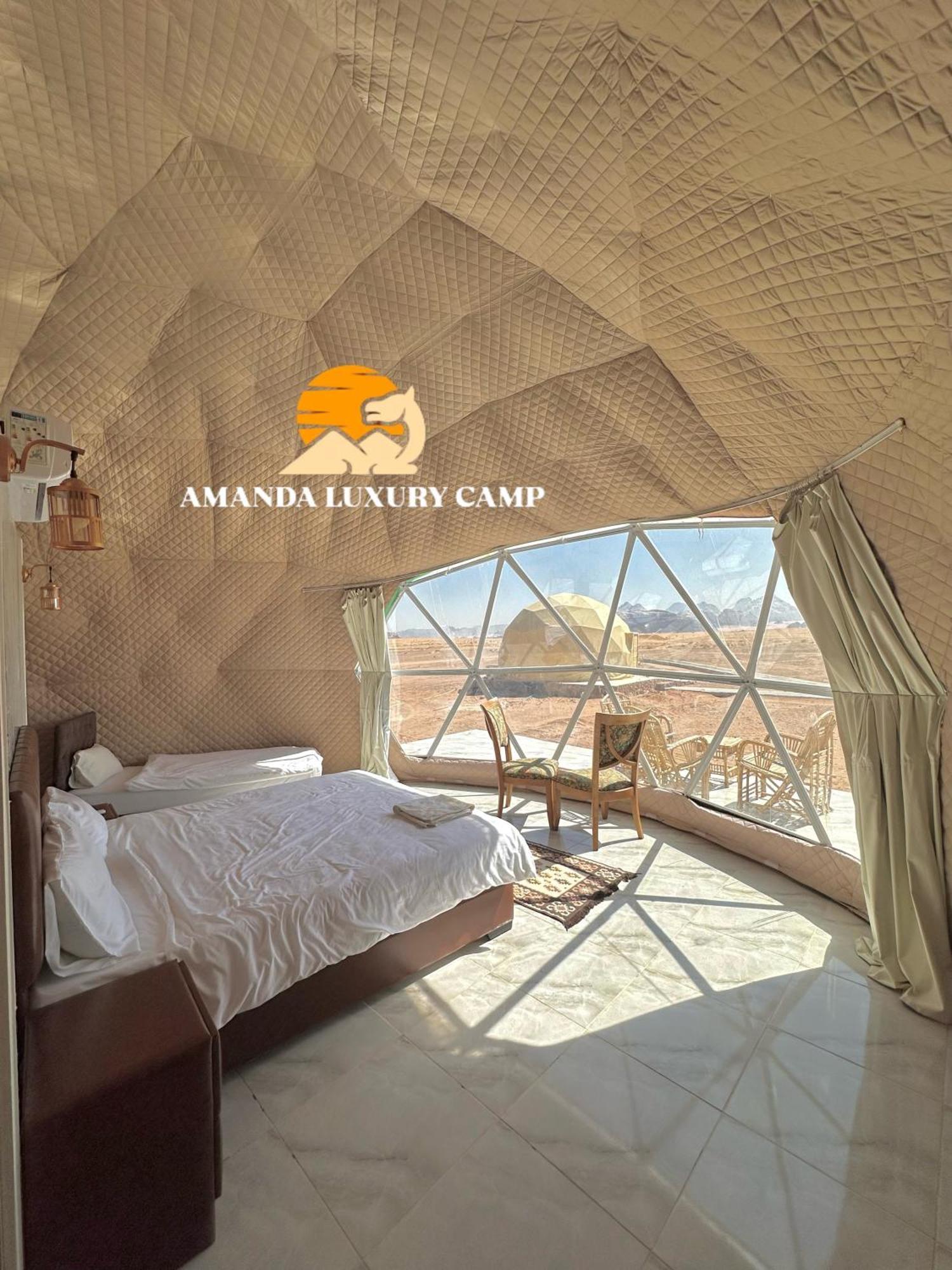 Amanda Luxury Camp Hotel Wadi Rum Bagian luar foto