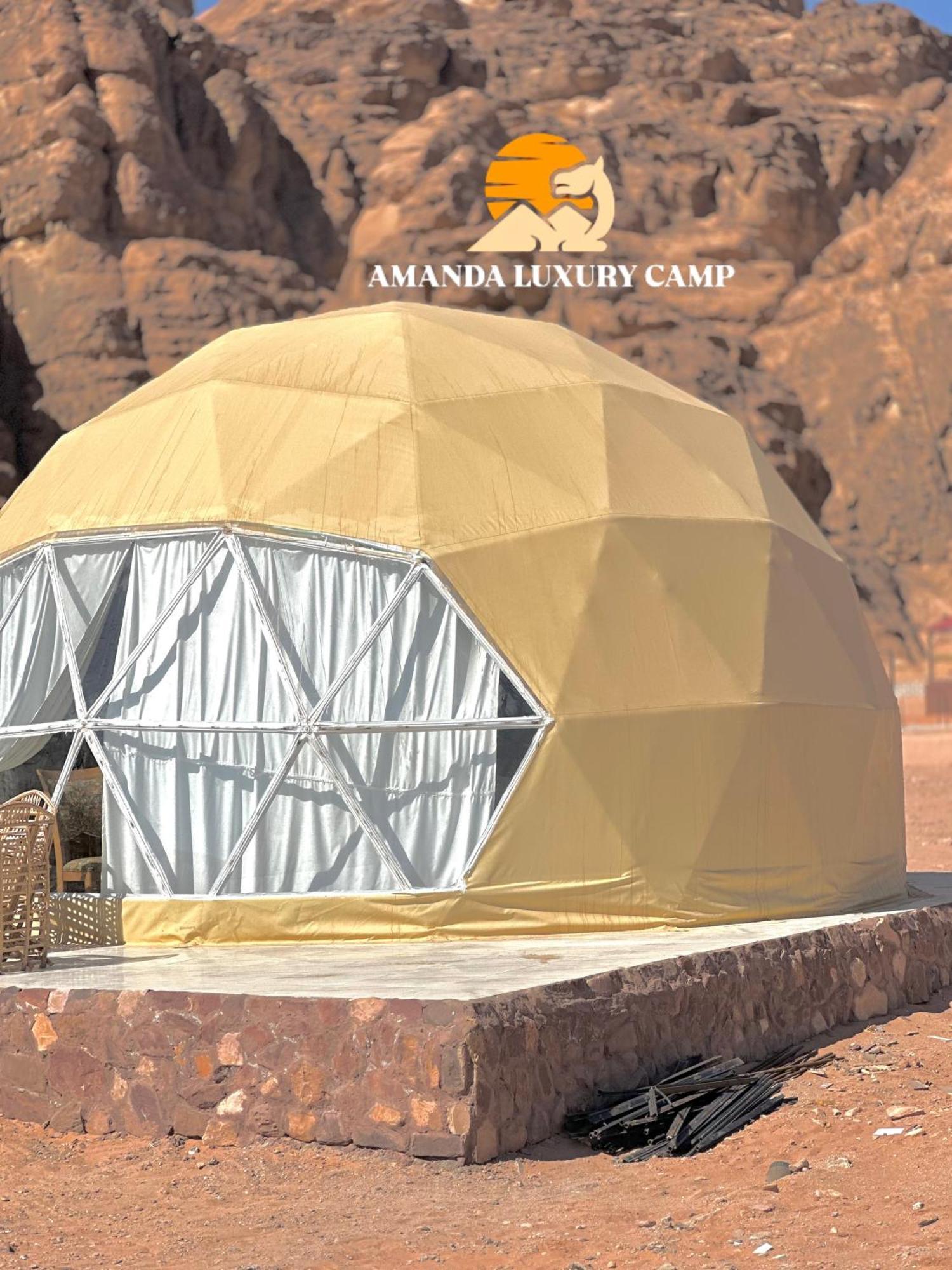Amanda Luxury Camp Hotel Wadi Rum Bagian luar foto