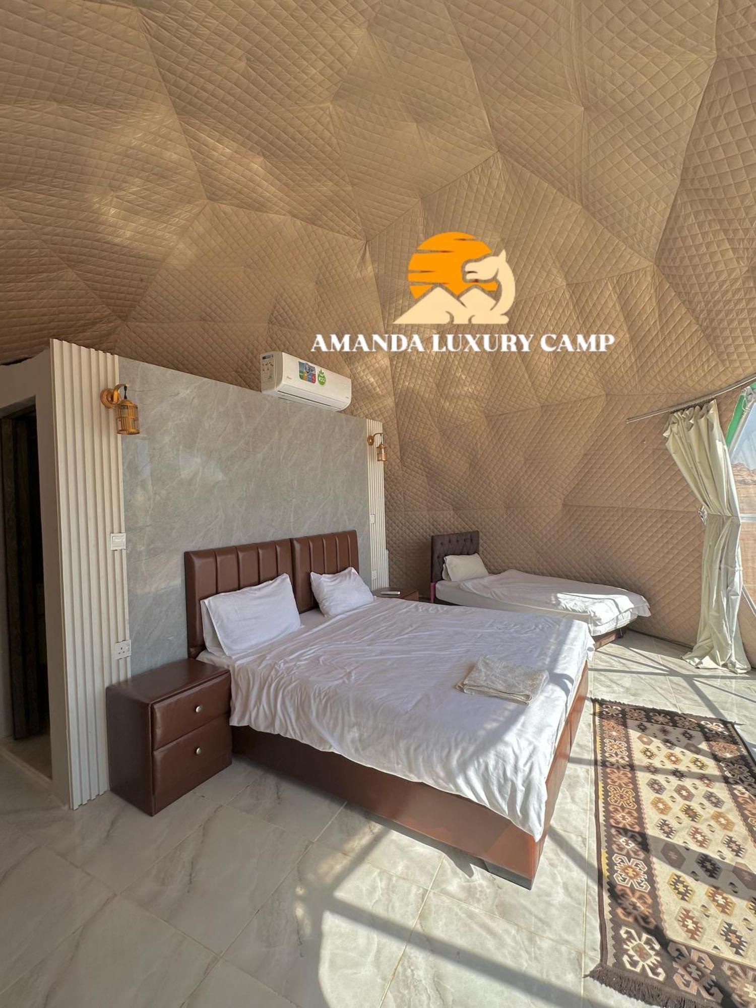 Amanda Luxury Camp Hotel Wadi Rum Bagian luar foto