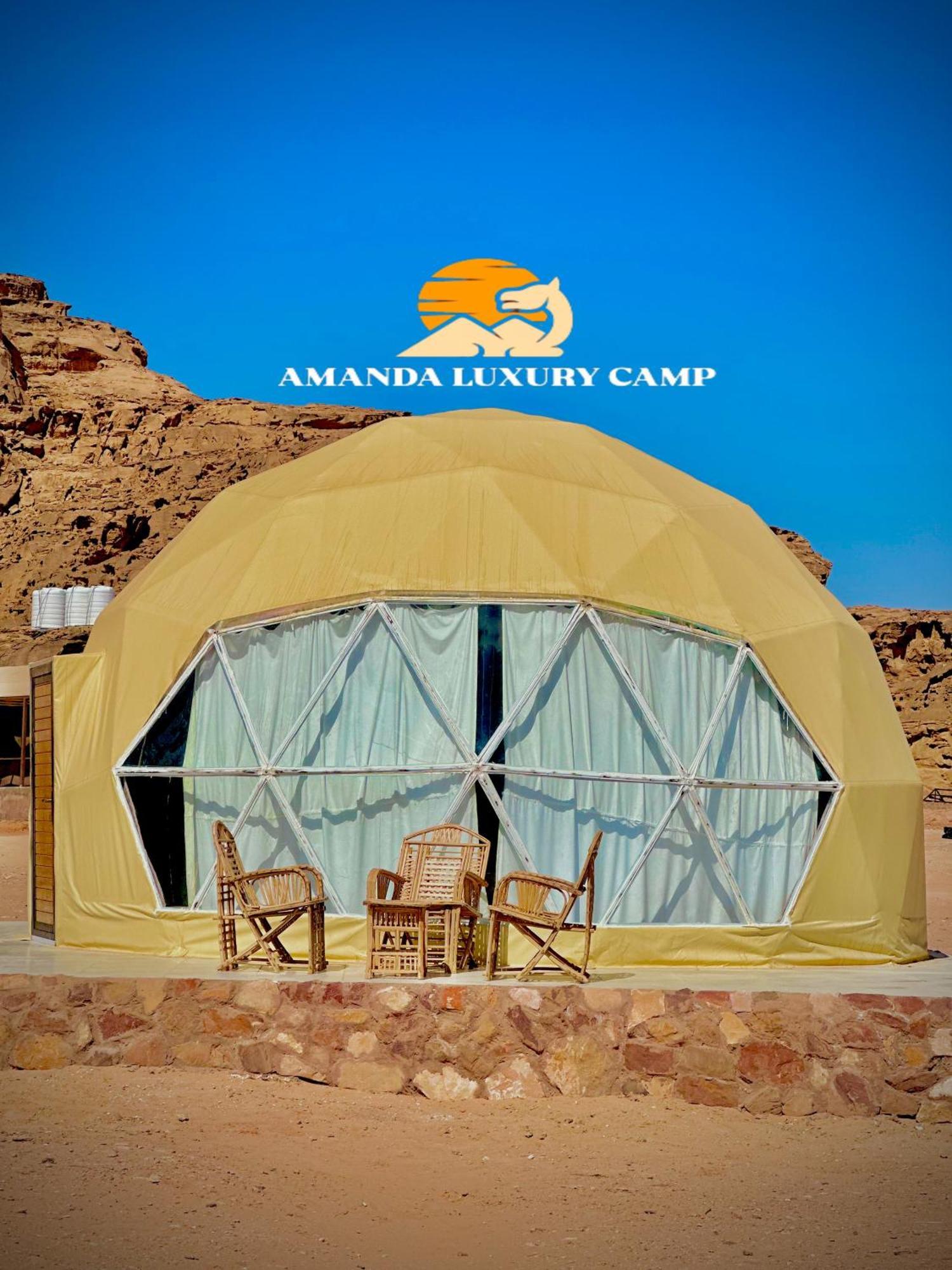 Amanda Luxury Camp Hotel Wadi Rum Bagian luar foto