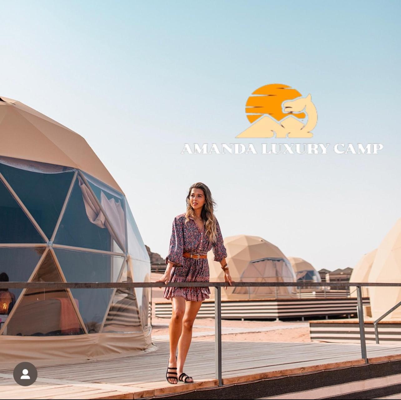 Amanda Luxury Camp Hotel Wadi Rum Bagian luar foto