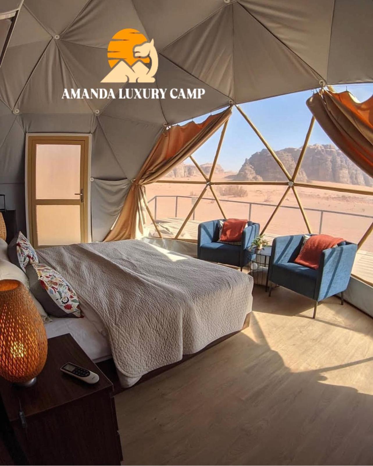 Amanda Luxury Camp Hotel Wadi Rum Bagian luar foto