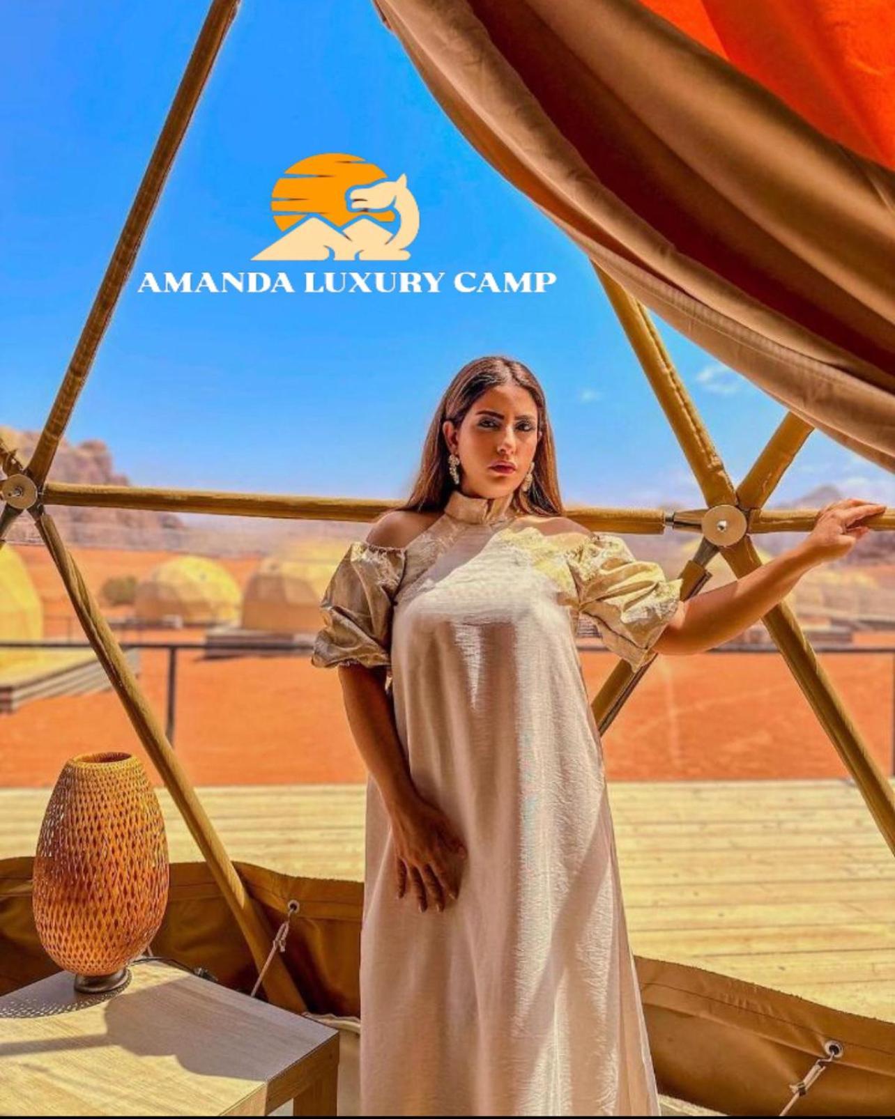 Amanda Luxury Camp Hotel Wadi Rum Bagian luar foto