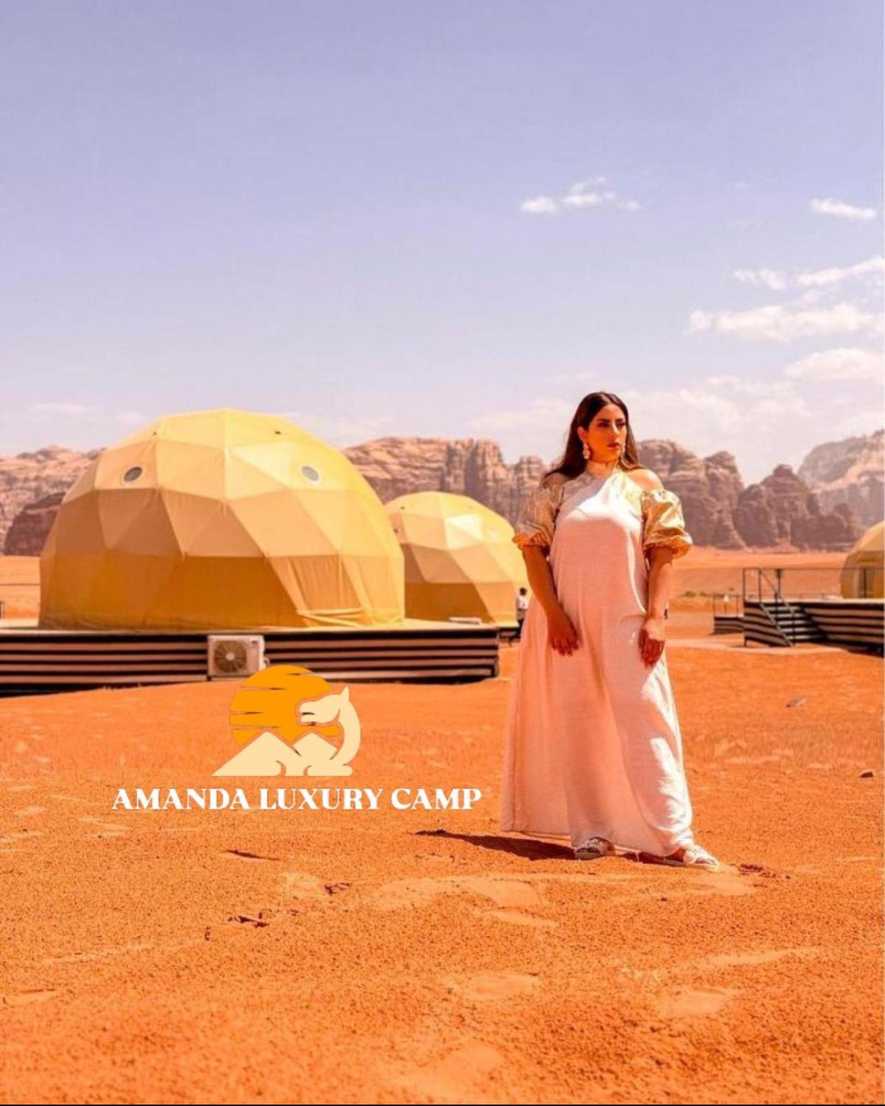 Amanda Luxury Camp Hotel Wadi Rum Bagian luar foto