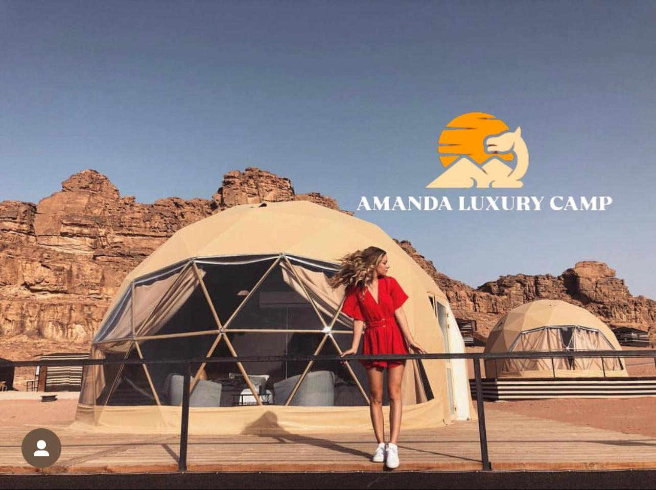 Amanda Luxury Camp Hotel Wadi Rum Bagian luar foto