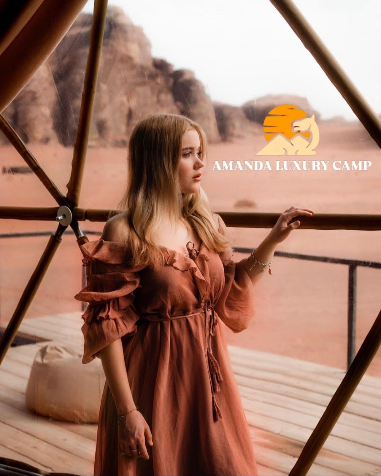 Amanda Luxury Camp Hotel Wadi Rum Bagian luar foto