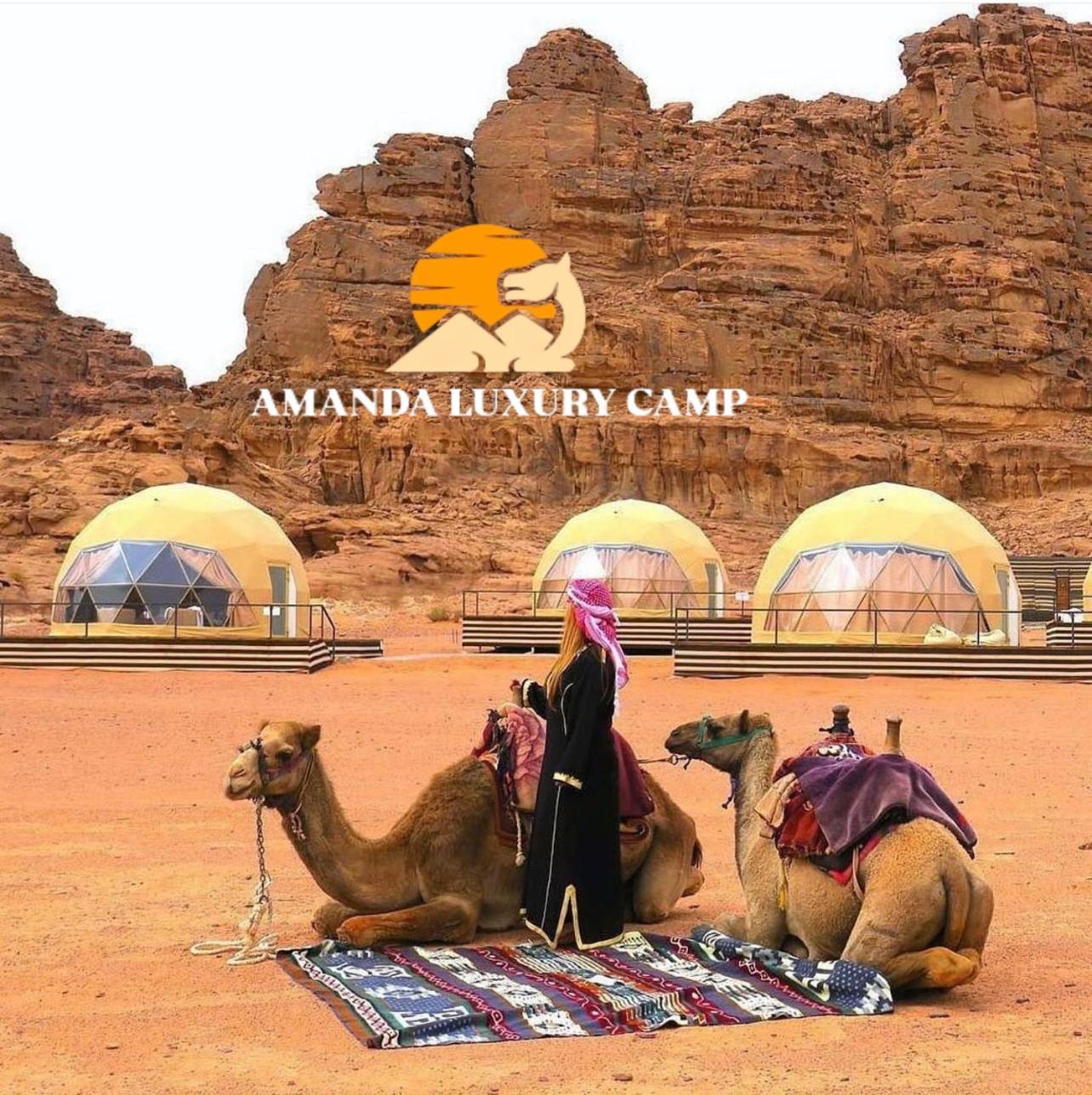 Amanda Luxury Camp Hotel Wadi Rum Bagian luar foto