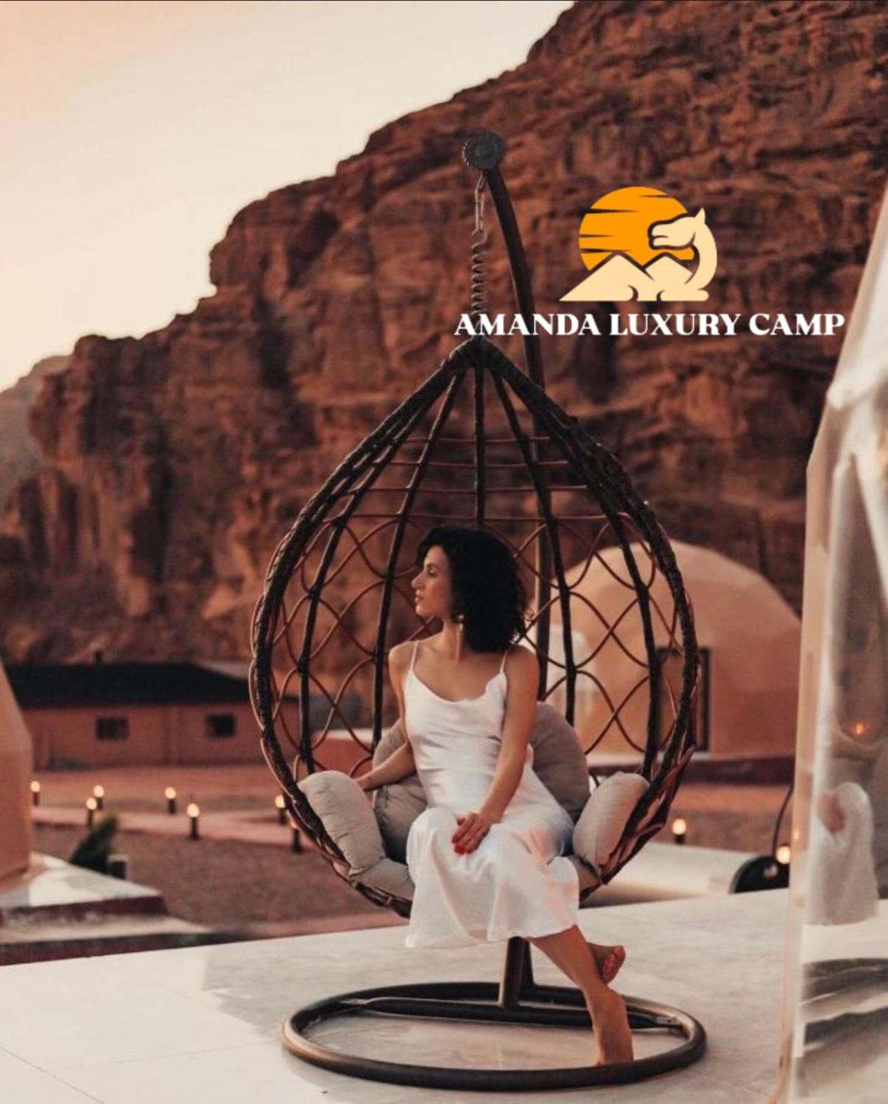 Amanda Luxury Camp Hotel Wadi Rum Bagian luar foto
