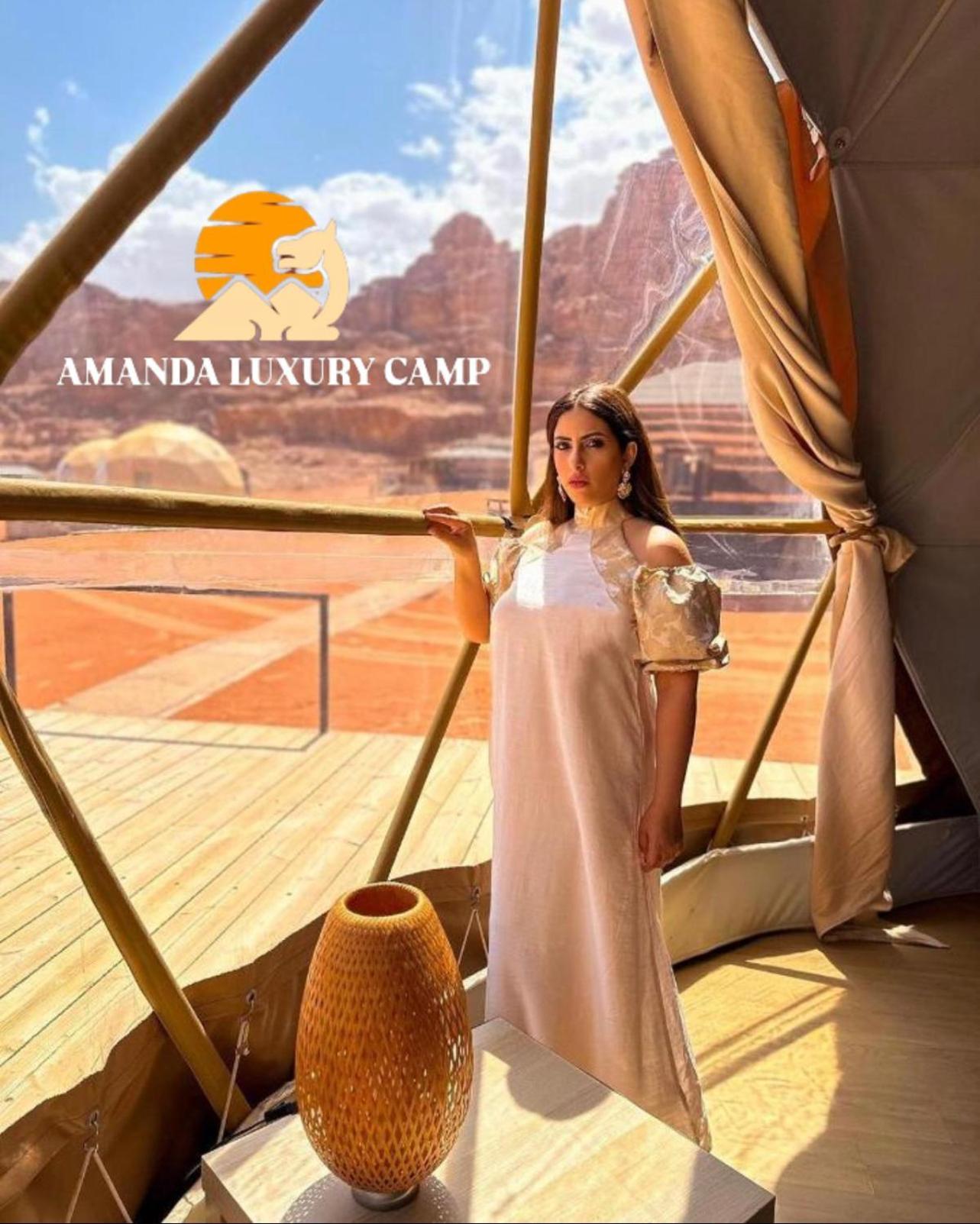 Amanda Luxury Camp Hotel Wadi Rum Bagian luar foto