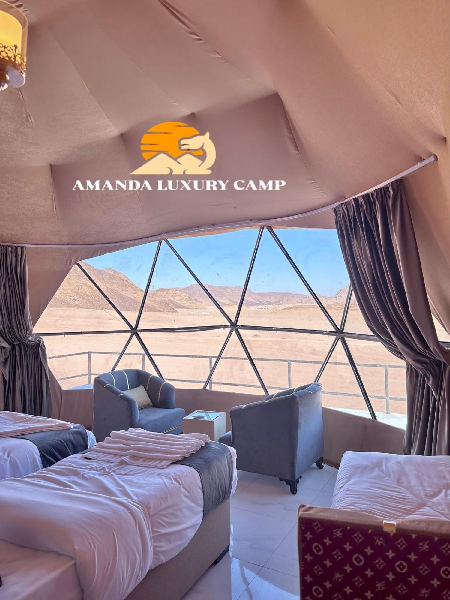 Amanda Luxury Camp Hotel Wadi Rum Bagian luar foto