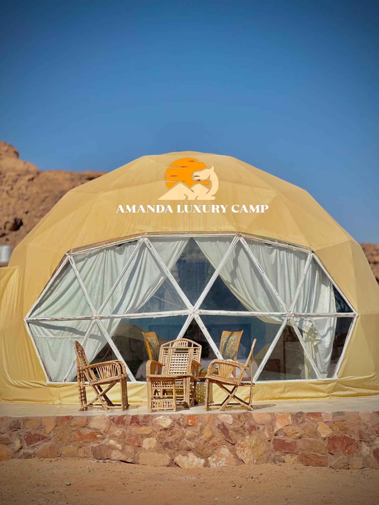 Amanda Luxury Camp Hotel Wadi Rum Bagian luar foto